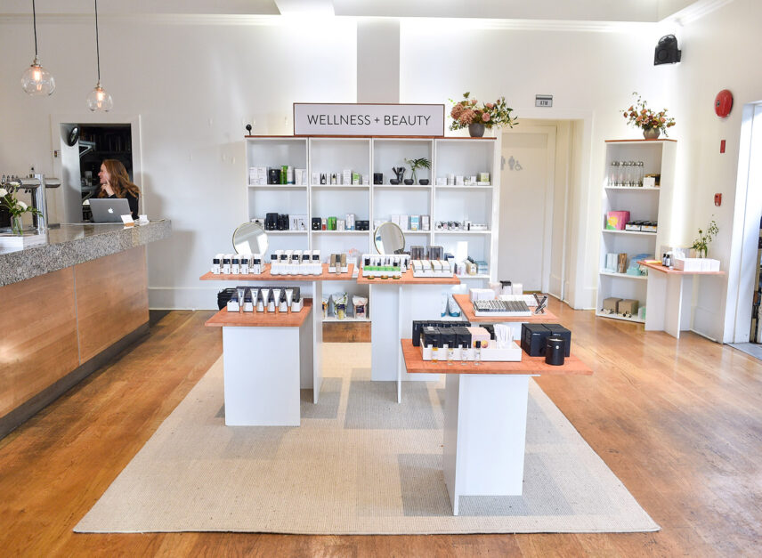 Corporate event set up on the inside of Stanley's Bar and Grill.