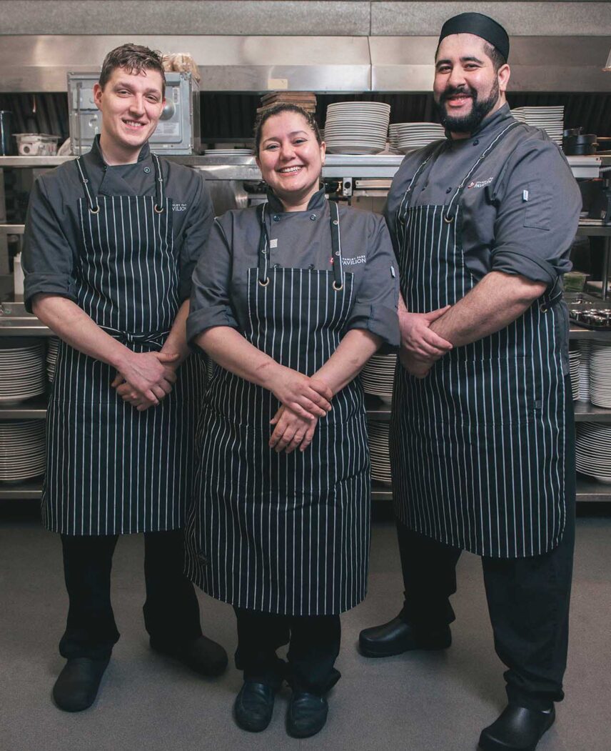 The culinary team at the Stanley Park Pavilion